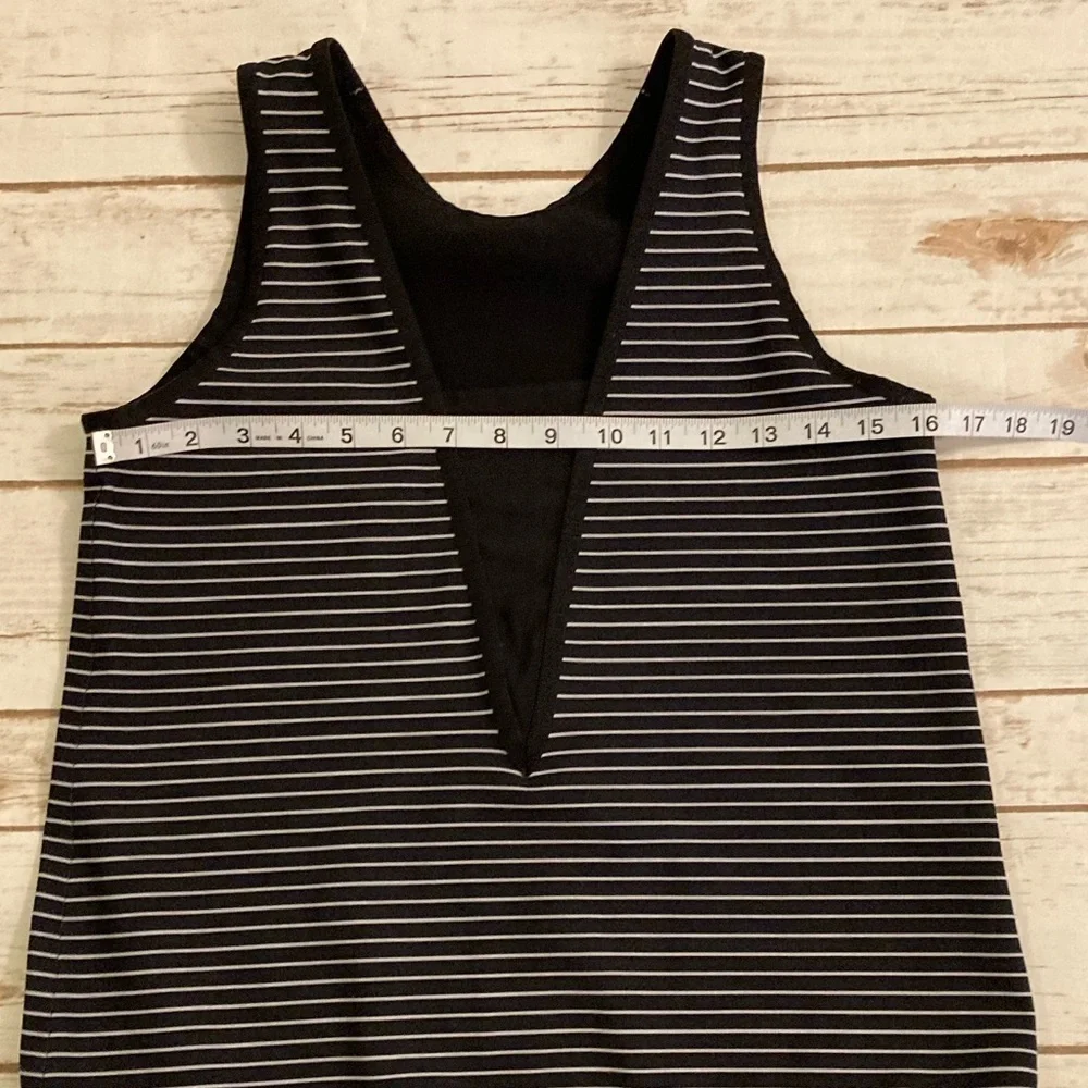 Rare Lululemon Both Ways Dress Parallel Stripe / Black 4-6